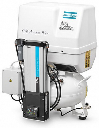 Поршневой компрессор Atlas Copco LFx 0.7 D 1PH на ресивере(24 л)
